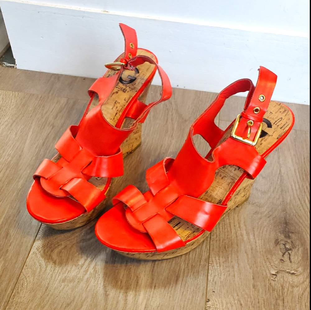 GUESS Wedges Womens Size 8